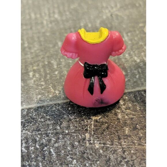 Shopkins moose pink dress apron toy figure - Picture 3 of 4